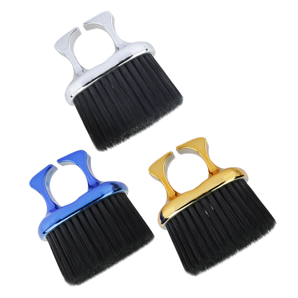 Mens Grooming Barber - 3Pcs Beard Brush for Men Neck
