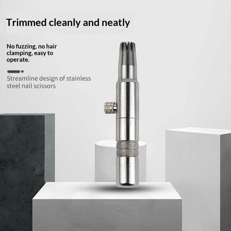 Men'S Grooming Hair Removal - Manual Mini Nose Ear Hair Trimmer