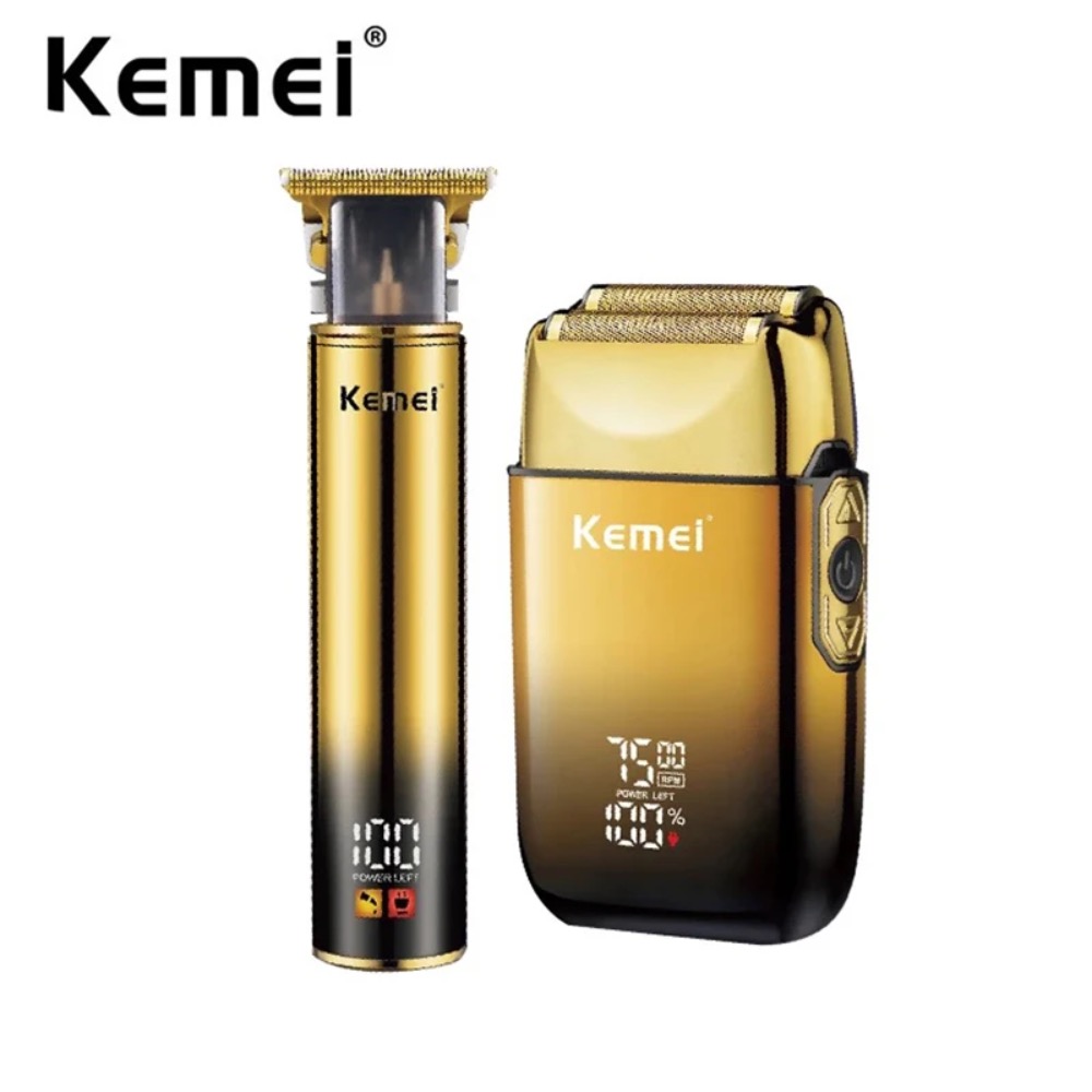 Mens Grooming Barber - Kemei Hair Trimmer Electric Razor Foil