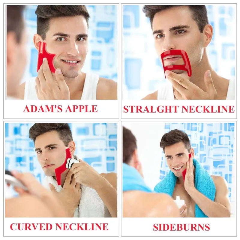 2/4Pcs Men's Beard Combs Hair  - Grooming Men'S Hair 评论和价格