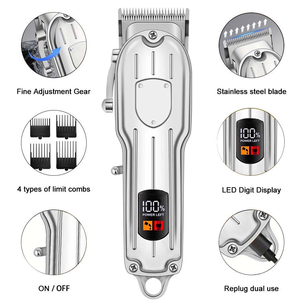 Professional Hair Clippers for - Mens Grooming Barber 评论和价格