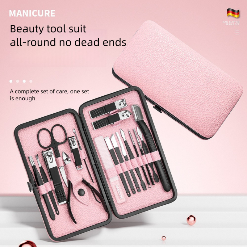 18pcs Manicure Pedicure Set, P - Nail Care Kit Mens 评论和价格