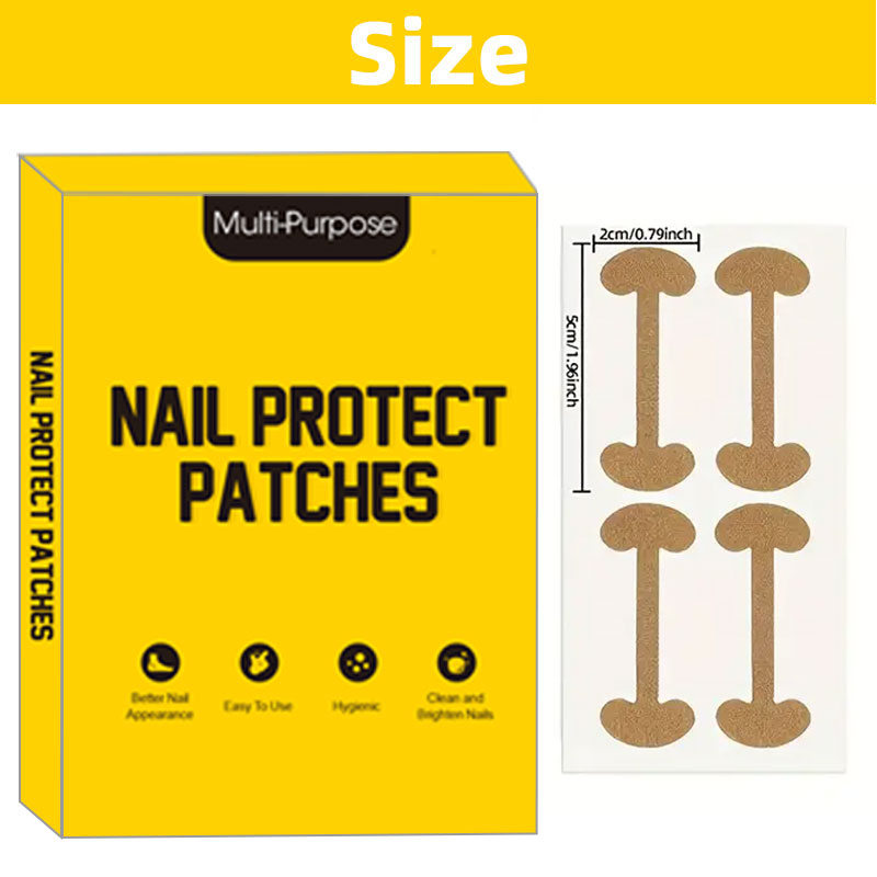 40-100PCS Brown Toenail Patche - Nail Care Kit Mens 评论和价格