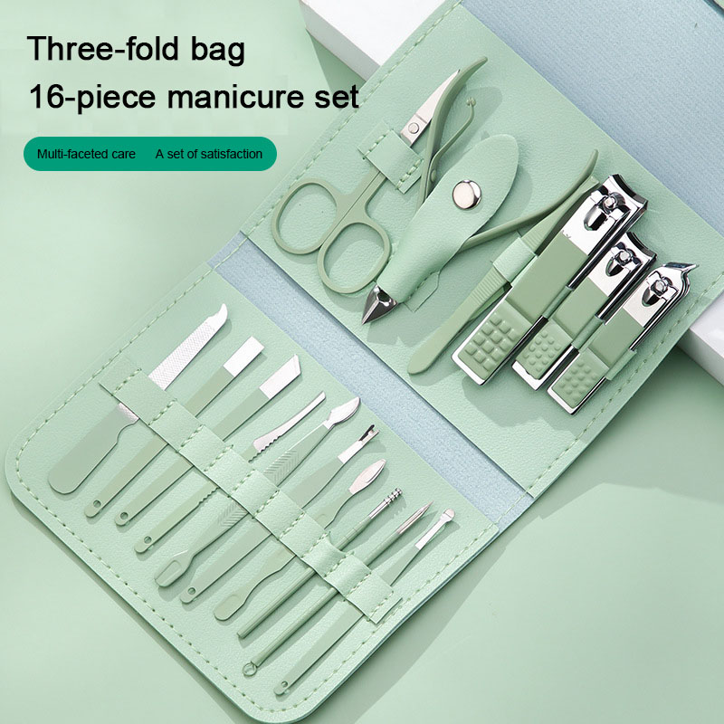 16PCS Professional Nail Clippe - Nail Care Kit Mens 评论和价格