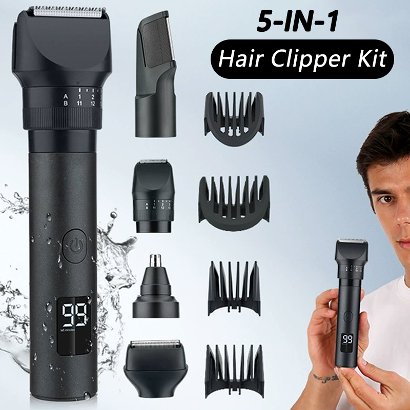 5-In-1 Cordless Hair Clipper L - Mens Grooming Barber 评论和价格