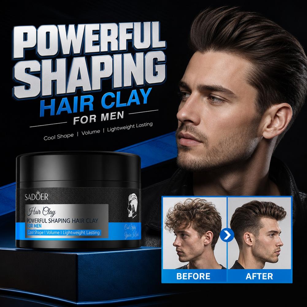 Matte Hair Styling Clay Strong - Grooming Men'S Hair 评论和价格