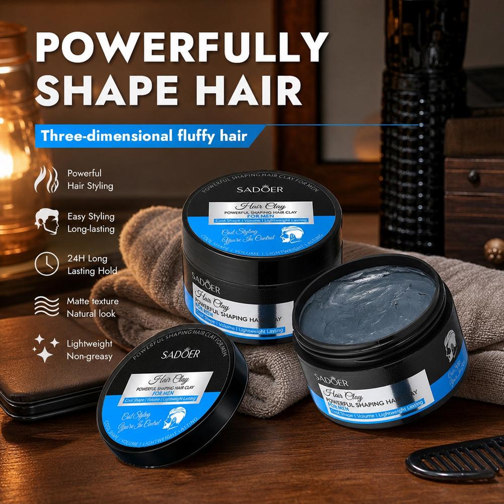 Matte Hair Styling Clay Strong - Grooming Men'S Hair 评论和价格