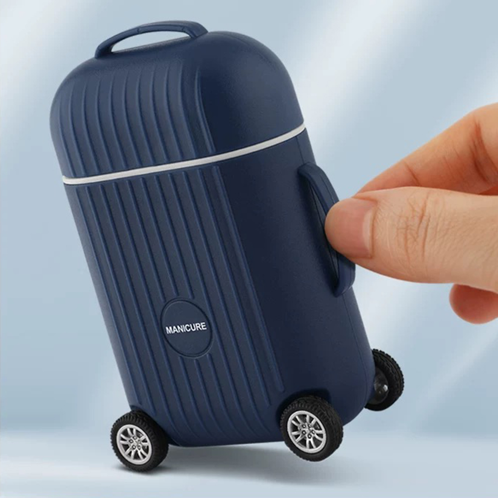 8PCS Travel Mini Luggage Manic - Nail Care Kit Mens 评论和价格