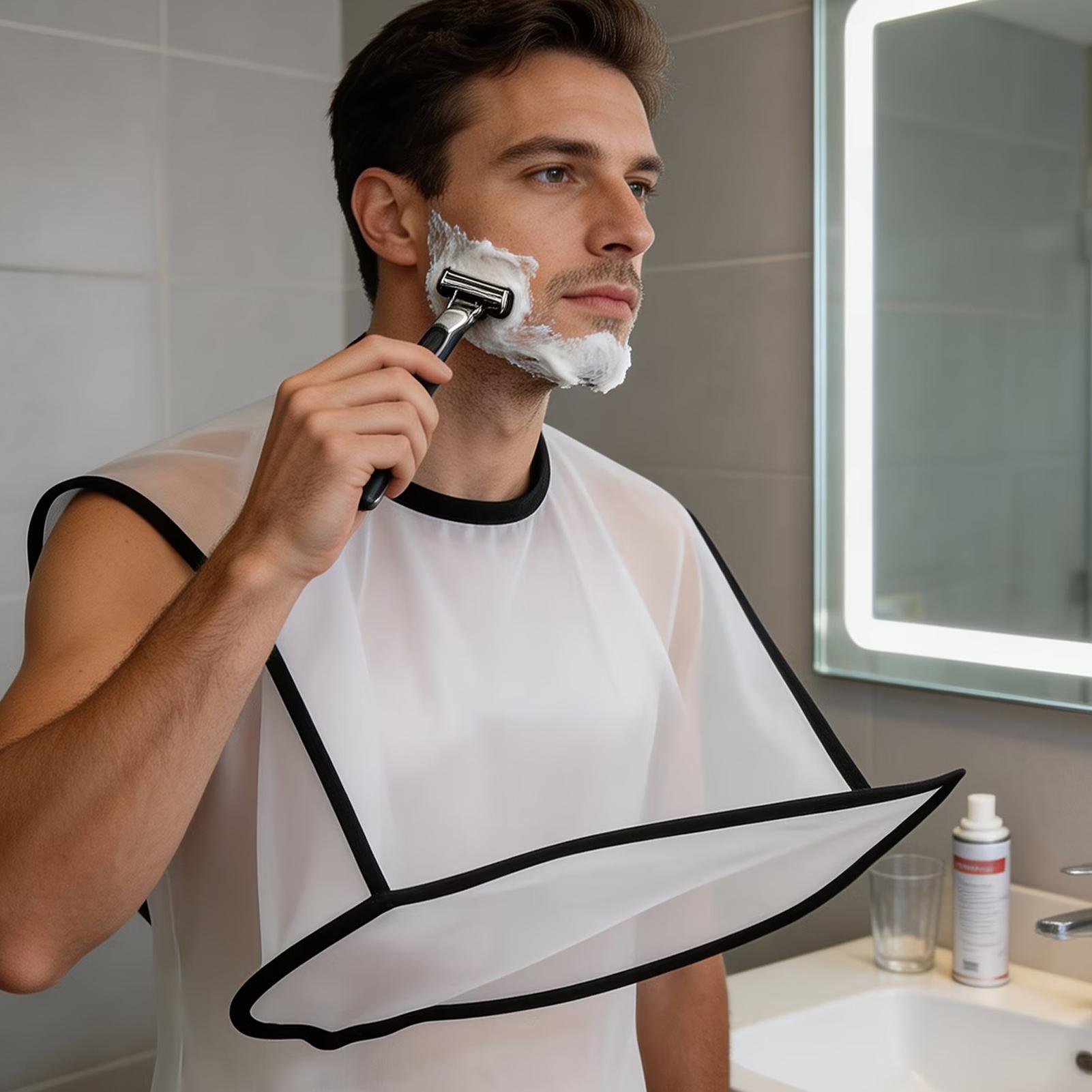 Beard Apron Foldable Shaving B - Mens Grooming Barber 评论和价格