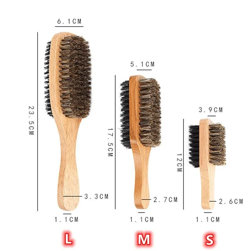 Beard Brush with Natural Woode - Men'S Grooming Organizer 评论和价格