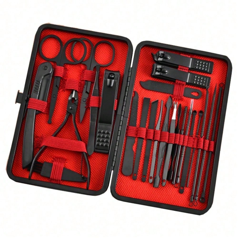 8/24pcs Professional Manicure  - Nail Care Kit Mens 评论和价格