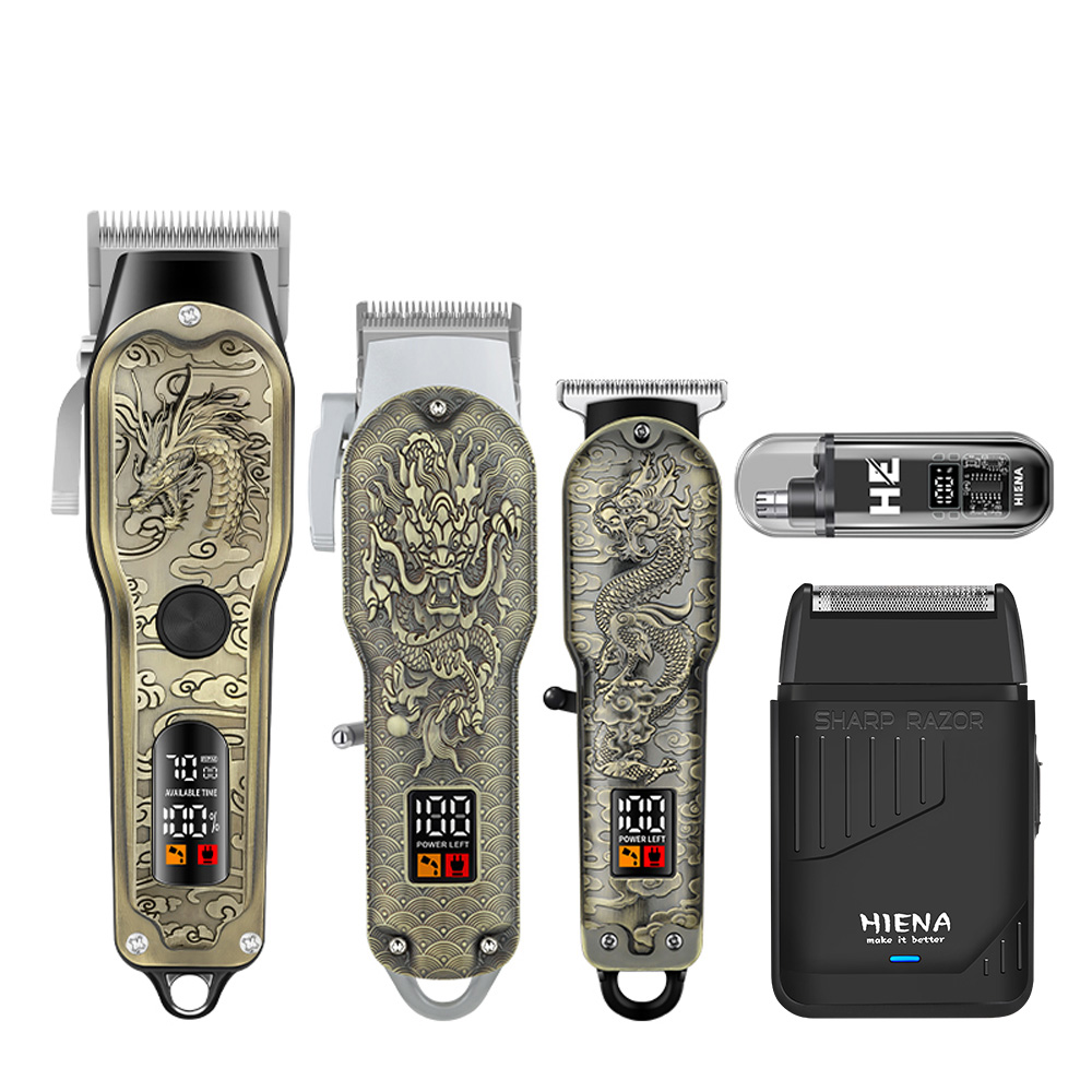 HIENA 5pcs Professional Hair C - Mens Grooming Barber 评论和价格