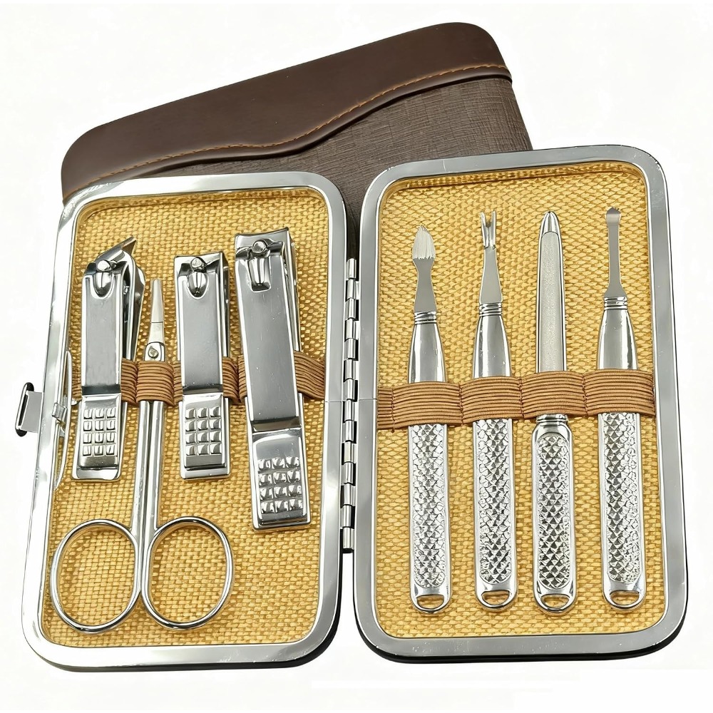 Professional Manicure Pedicure - Nail Care Kit Mens 评论和价格