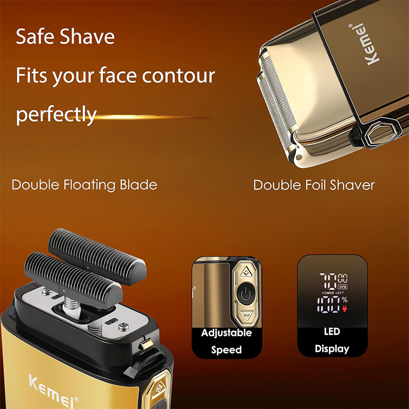 Kemei KM-TX10 T9 Hair Trimmer  - Mens Grooming Barber 评论和价格