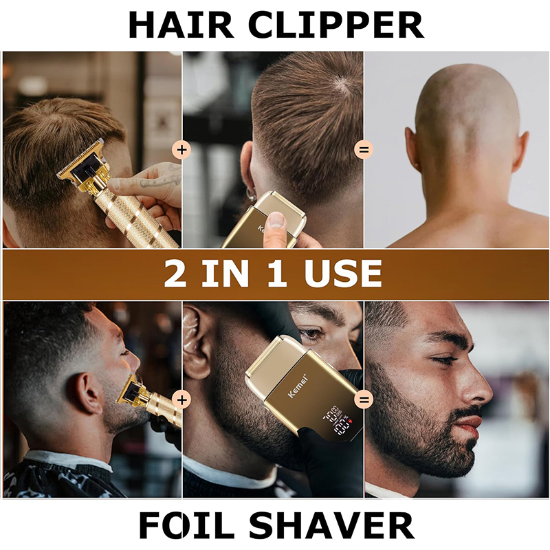 Kemei KM-TX10 T9 Hair Trimmer  - Mens Grooming Barber 评论和价格