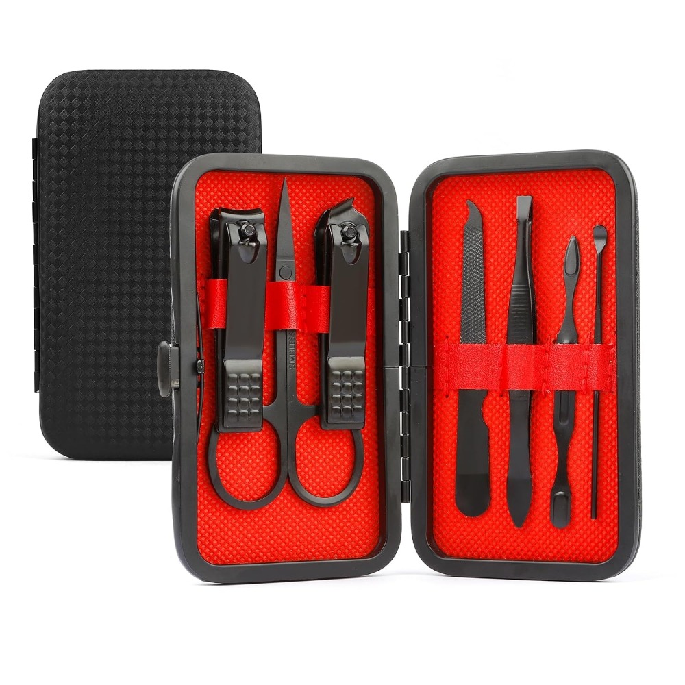 8-in-1 Manicure Kit for Men: S - Nail Care Kit Mens 评论和价格