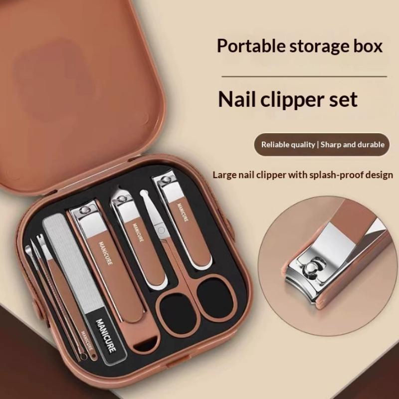7/8Pcs Nail Art Tools Set Nail - Nail Care Kit Mens 评论和价格