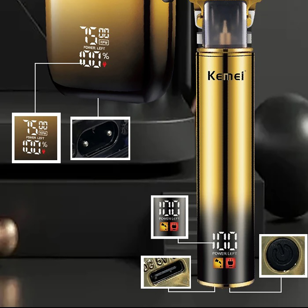 Kemei Hair Trimmer Electric Ra - Mens Grooming Barber 评论和价格